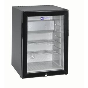 Diamond Minibar avec Porte Vitrée | 42 Litres | +8°/+16°C | 400x450x(h)560mm