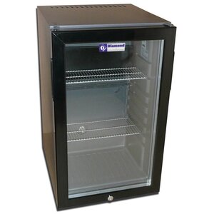 Diamond Minibar Porte Vitrée | 52 Litres | +4°/+10°C | 400x450x(h)680mm