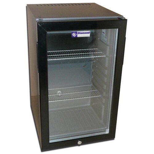 Diamond Minibar Porte Vitrée | 52 Litres | +4°/+10°C | 400x450x(h)680mm