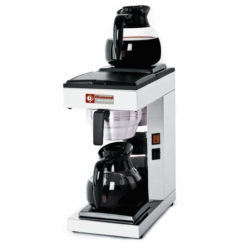 Diamond Percolateur à café | 1,8 Litres | Digital | 1 groupe et 2 plaques chauffantes | 2,4kW