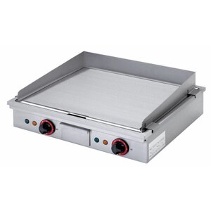 Diamond Plaque "Teppanyaki " électrique | 2 zones | 2 x 2,7 kW  | de Comptoir | 58x50cm