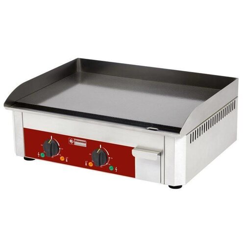 Diamond Plaque à snacker électrique, double, surface émaillée | Lisse | 60x45x(h)19cm | 6kW Diamond Plaque à snacker électrique, double, surface émaillée | Lisse | 60x45x(h)19cm | 6kW