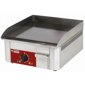 Diamond Plaque à snacker électrique, surface émaillée | Lisse | 40x45x(h)19cm | 3kW