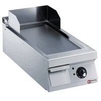 Plaque de cuisson | électrique | INOX | Lisse | TOP | 7,5kW/400V | 400x900x250/320(h)mm