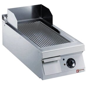 Diamond Plaque de cuisson | électrique | INOX | rainurée | TOP | 7,5kW/400V | 400x900x250/320(h)mm