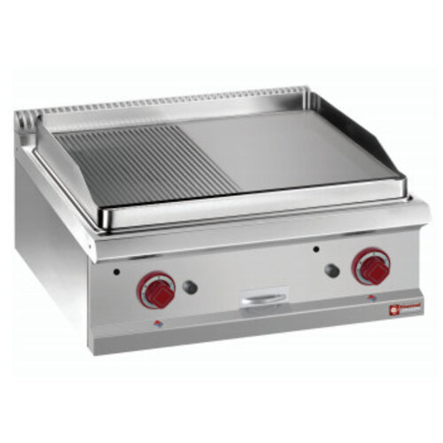 Diamond Plaque de Cuisson | Gaz | Lisse/Rainurée | Module 1/1 | 700x700(730)x250/320(h)mm Diamond Plaque de Cuisson | Gaz | Lisse/Rainurée | Module 1/1 | 700x700(730)x250/320(h)mm