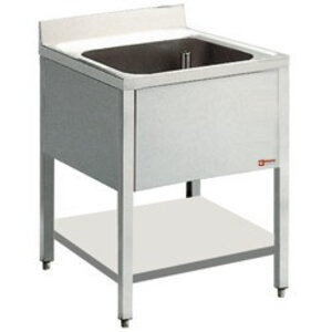 Diamond Plonge INOX | 1 cuve 400x400x275(h) | 600(b)x900(h)mm | 600(d)mm