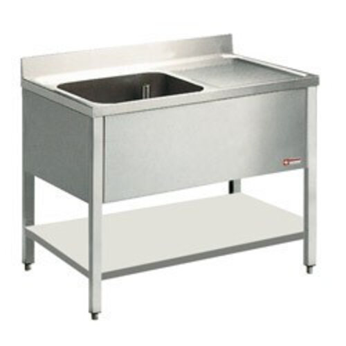Diamond Plonge INOX | 1 cuve | 1400x700x900(h) | égouttoir droite
