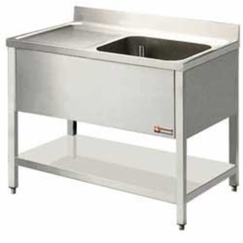 Diamond Plonge INOX | 1 cuve | 1400x700x900(h) | égouttoir gauche