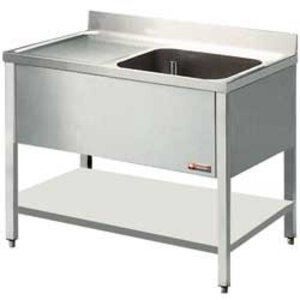 Diamond Plonge | 1 cuve | 1200x800x900(h) | égouttoir gauche