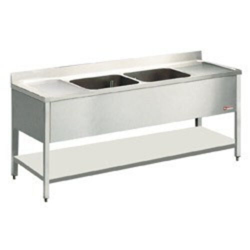 Diamond Plonge INOX | 2 cuves 500x500x325(h)mm | 2000x700x880-900(h) | égouttoir gauche/droite Diamond Plonge INOX | 2 cuves 500x500x325(h)mm | 2000x700x880-900(h) | égouttoir gauche/droite