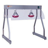 Pont chauffant | lampes infrarouges 2 x 250W | 860 mm | 0,5 kW | 2 x 1/1GN