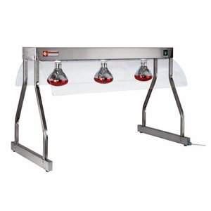 Diamond Pont chauffant |  lampes infrarouges 3 x 250W  | 1050 mm | 0,75 kW | 3 x 1/1GN