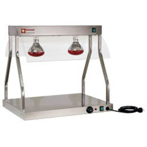 Diamond Pont et top chauffants | lampes infrarouges 2 x 250W | 700 mm | 1,1 kW | 2 x 1/1GN