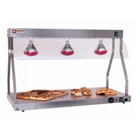 Pont et top chauffants | lampes infrarouges 3 x 250W  | 1030 mm | 1,5 kW | 3 x 1/1GN