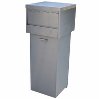 Poubelle snacking INOX | 80 Litres | 47x47x(h)120cm