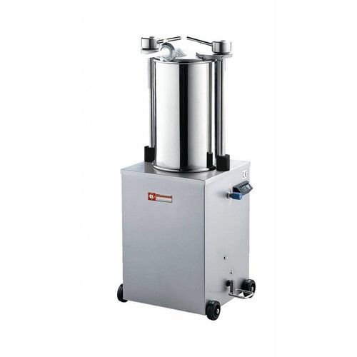 Diamond Poussoir hydraulique vertical en inox | 25 litres | sur roues | 0,7 PK | 565x950x(h)1160mm