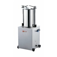 Poussoir hydraulique vertical en inox | 35 litres | sur roues | 0,7 PK | 640x480x(h)1160mm
