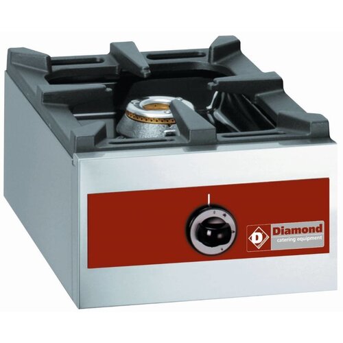 Diamond Réchaud à gaz de Comptoir | 1 feu vif | TOP | 370x510xh195mm Diamond Réchaud à gaz de Comptoir | 1 feu vif | TOP | 370x510xh195mm