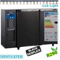 Refroidisseur de Bouteilles | éclairage LED | 2 portes | 375 litres | 1455x565x890/905 mm