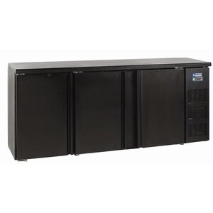 Diamond Refroidisseur de bouteilles XXL | éclairage LED | 3 portes | 460 litres | 2002(b)x513(d)x860(h) Diamond Refroidisseur de bouteilles XXL | éclairage LED | 3 portes | 460 litres | 2002(b)x513(d)x860(h)