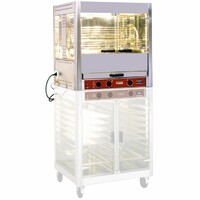 Rôtissoire à balancelles | électrique | 8kW | 5 balancelles | 25 poulets | 850x700x(h)940mm