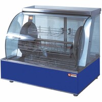 Rôtissoire électrique | modèle Comptoir | rotative | 4 paniers | 16-20 poulets | 940x590x(h)790mm | 5.4kW