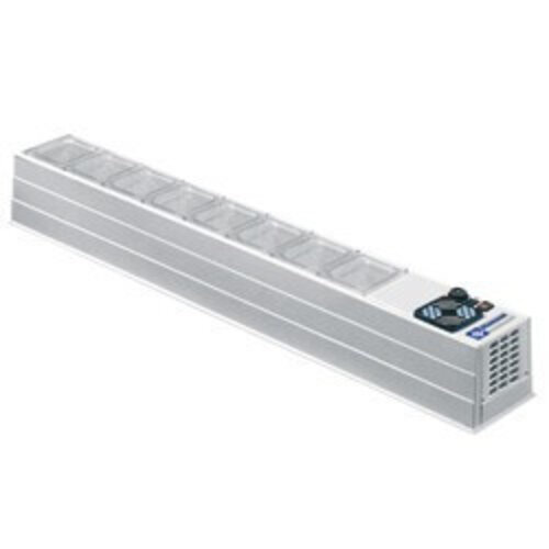 Diamond Structure Réfrigérée | Sans vitre | 8x 1/6 GN h150 mm | 172x23xh22 cm Diamond Structure Réfrigérée | Sans vitre | 8x 1/6 GN h150 mm | 172x23xh22 cm