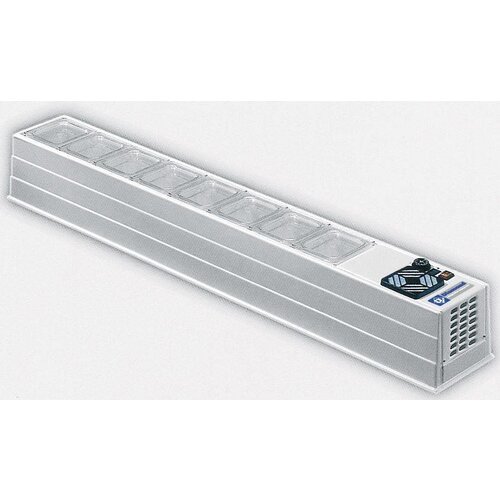 Diamond Structure Réfrigérée | Sans vitre | 8x 1/6 GN h150 mm | 172x23xh22 cm