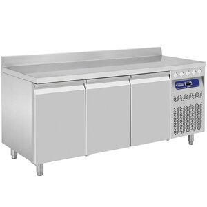 Diamond Comptoir Réfrigéré Ventilé | INOX | 3 Portes GN 1/1 | 405 Litres | 1775x700x880/900(h)mm