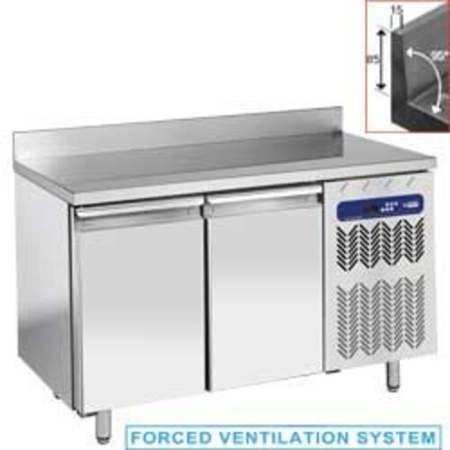 Diamond Comptoir Réfrigérée | INOX | Mural | Ventilée | 2 portes GN 1/1 | 260 litres | couvercle anti-éclaboussure | 1362x700x(h)880/900mm Diamond Comptoir Réfrigérée | INOX | Mural | Ventilée | 2 portes GN 1/1 | 260 litres | couvercle anti-éclaboussure | 1362x700x(h)880/900mm