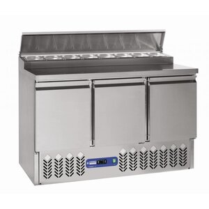 Diamond Comptoir Réfrigérée | 380L | 8x1/6GN | 136x70x(h)85/125cm