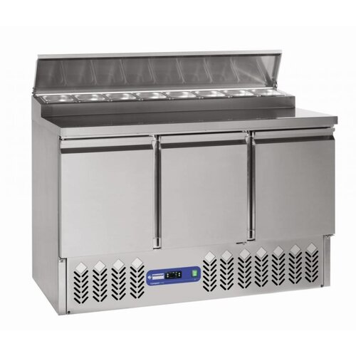 Diamond Comptoir Réfrigérée | 380L | 8x1/6GN | 136x70x(h)85/125cm