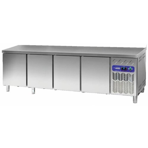Diamond Table Frigorifique Ventilée | INOX | 4 Portes EN | 600x400 | 760 Litres | 2542x800x880/900(h)mm