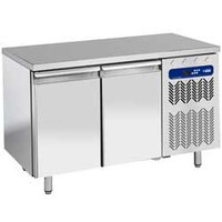 Comptoir Réfrigérée Ventilée | 2 portes GN 1/1 | 136x70x(h)88/90cm | 260 litres