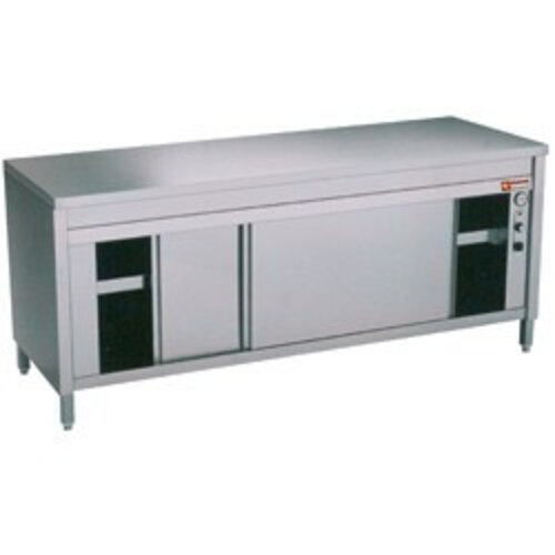 Diamond Comptoir Armoire | INOX | 2 portes coulissantes | Chauffante | 1000x600x(h)900mm Diamond Comptoir Armoire | INOX | 2 portes coulissantes | Chauffante | 1000x600x(h)900mm