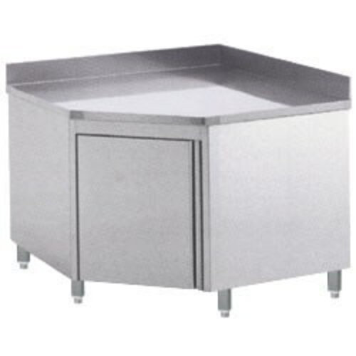 Diamond Comptoir Armoire neutre à angle 90° | avec porte battante 1000x1000x900 (h) | couvercle anti-éclaboussures