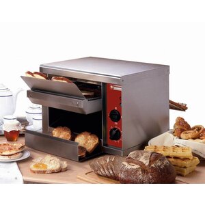 Diamond Toaster automatique | 540 toasts/h| 2 éléments chauffants | 45x53x(H)34,5cm | 2300W