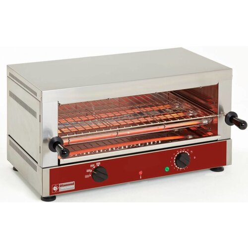 Diamond Toaster-salamandre GN 1/1 électrique | 1 étage (520x320) | à "Quartz" | 64x38x(h)33cm | 2.7kW