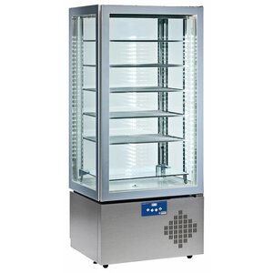 Diamond Vitrine "FULL vitrée" | 6 niveaux | statique | 490 litres -15 / -25 degrés | 80x65x184cm | made in Italy