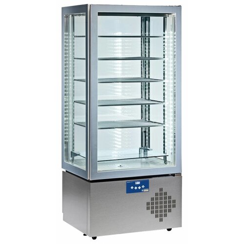 Diamond Vitrine "FULL vitrée" | 6 niveaux | statique | 490 litres -15 / -25 degrés | 80x65x184cm | made in Italy