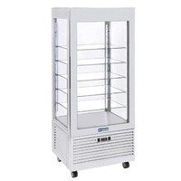 Vitrine Congelée Blanche | 5 Etagères en Verre | 480L | 800x630x(h)1850mm