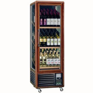 Diamond Vitrine cave à vin| Eclairage intérieur | 340 litres | 3 faces vitrées | 3 températures | 594x615x(H)1810 mm Diamond Vitrine cave à vin| Eclairage intérieur | 340 litres | 3 faces vitrées | 3 températures | 594x615x(H)1810 mm