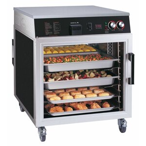 Diamond Vitrine chauffante sur Roues | Porte Vitrée | 6 Niveaux | 1,69 kW | 645x749x(h)816mm