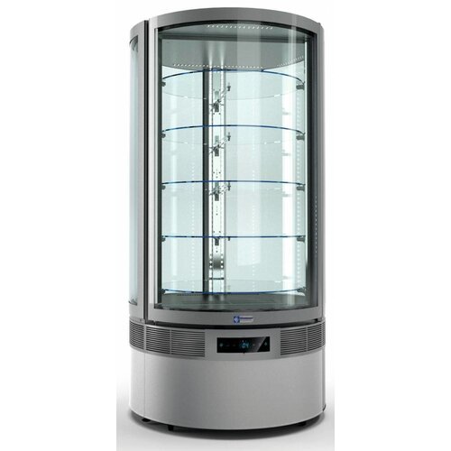 Diamond Vitrine Réfrigérée | 5 Etagères en Verre | R404a | Eclairage LED | Ø956x1834(h)mm
