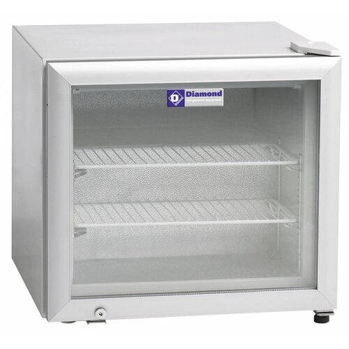Diamond Congélateur Mini avec Portre Vitré | 50 litres | 570x530x(h)520mm
