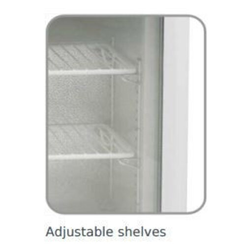 Diamond Congélateur Mini avec Porte Vitré | 50 litres | 570x530x(h)650mm Diamond Congélateur Mini avec Porte Vitré | 50 litres | 570x530x(h)650mm