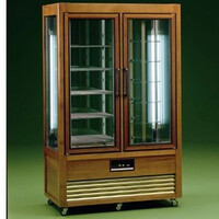 Vitrine Réfrigérée | 4 Faces Vitrées | 700 litres | 1140x610x(h)1850mm | Disponibles en 2 Modèles