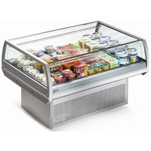 Diamond Vitrine Réfrigérée "panoramique" Inox | Choix de 2 Tailles Diamond Vitrine Réfrigérée "panoramique" Inox | Choix de 2 Tailles