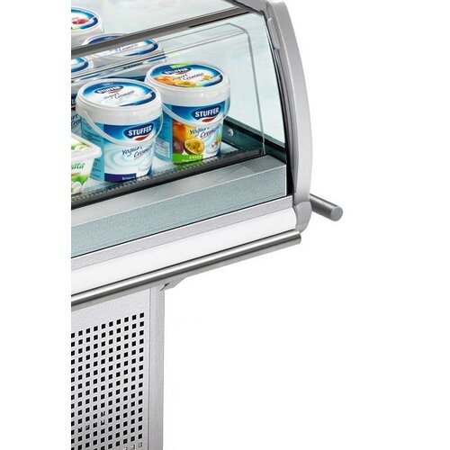 Diamond Vitrine Réfrigérée "panoramique" Inox | Choix de 2 Tailles